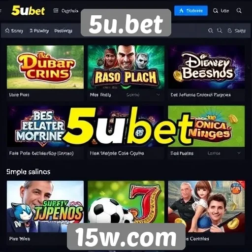 Análise das opções de jogos disponíveis no 5u.bet